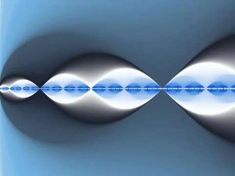 Fractal electricity wave Stock Illustration