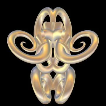 Fractal elephant Stock Illustration