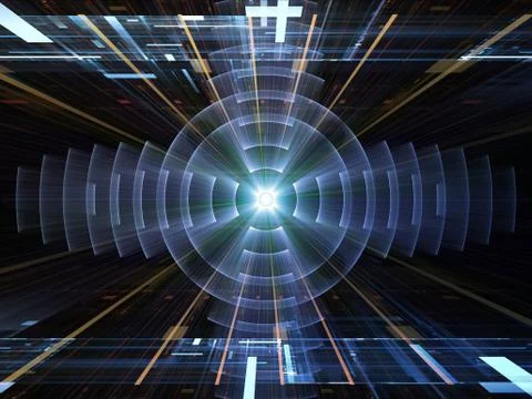 Fractal energy Stock Illustration