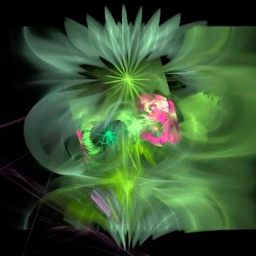Fractal energy Illustrazione stock