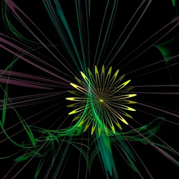 Fractal energy 스톡 일러스트