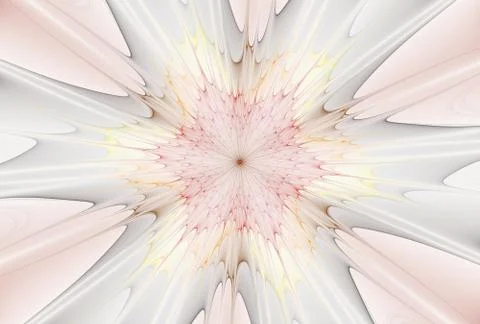 Fractal explosion star with gloss and lines Stock Illustration