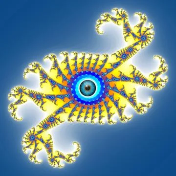 Fractal eye Stock Illustration