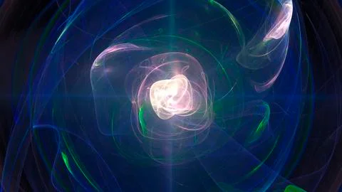 Fractal flame Background abstract light streaks Stock Photos