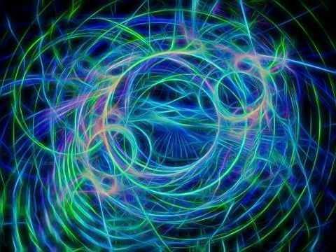 Fractal Flame 스톡 일러스트