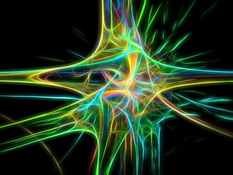 Fractal Flame 스톡 일러스트