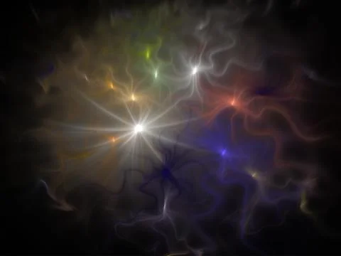 Fractal flames Stock Illustration