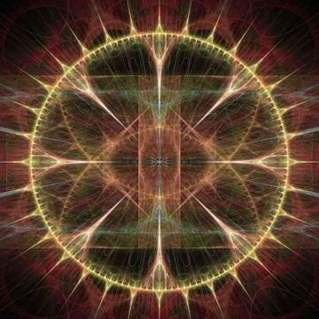 Fractal flames Stock Illustration