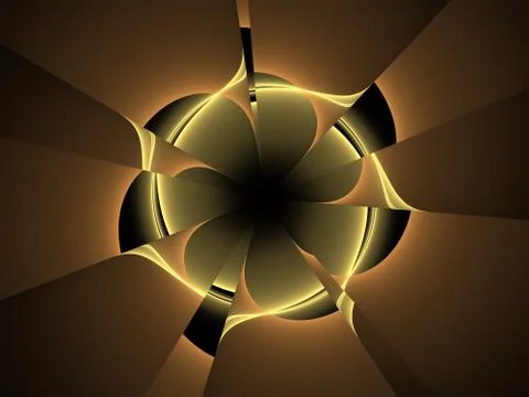 Fractal flames Stock Illustration