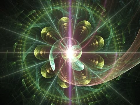 Fractal flames Stock Illustration