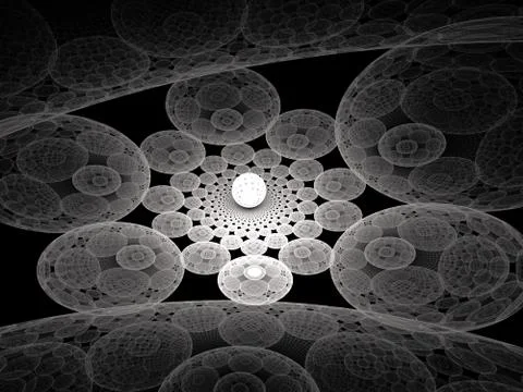 Fractal flames Stock Illustration