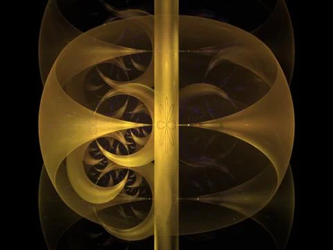 Fractal flames Stock Illustration