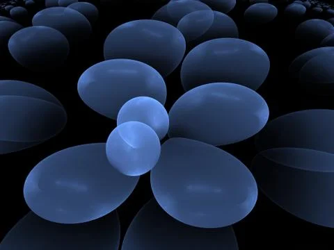 Fractal flames Stock Illustration