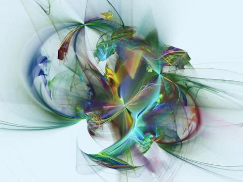 Fractal flames. Image courtesy of Stanley Weddington Stock Illustration
