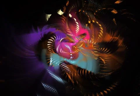 Fractal flames. Image courtesy of Stanley Weddington Stock Illustration