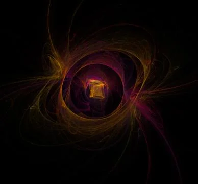 Fractal flashlight Stock Illustration