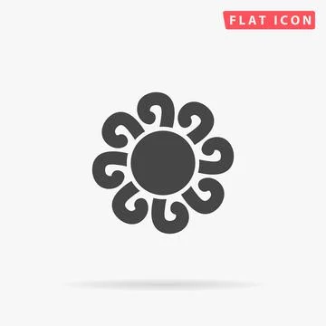 Fractal flat vector icon Stock Illustration