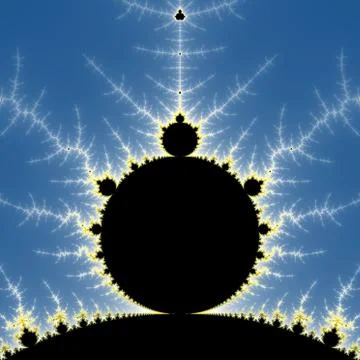 Fractal floral pattern Stock Illustration