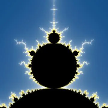 Fractal floral pattern Stock Illustration