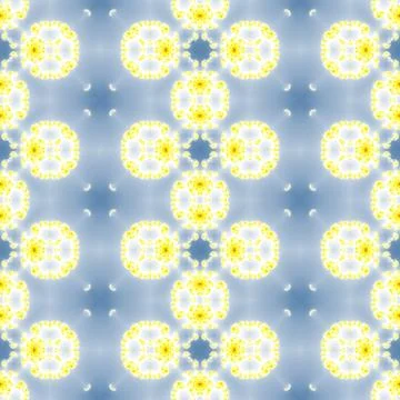 Fractal floral pattern Stock Illustration