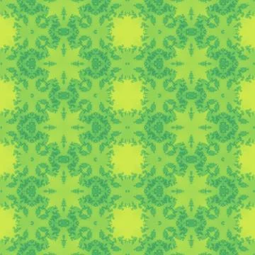 Fractal floral pattern Stock Illustration