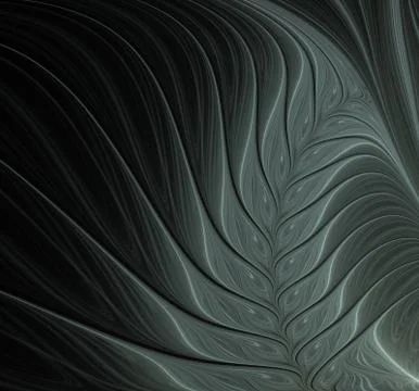 Fractal floral pattern spike Stock Illustration
