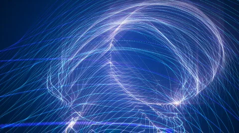 Fractal Flow background loop Stock Footage 647874