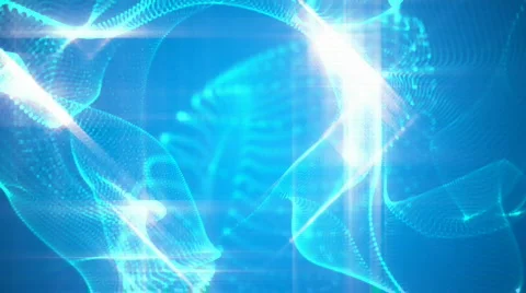 Fractal Flow background loop Stock Footage 648058