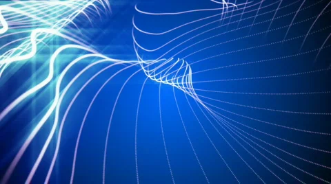 Fractal Flow background loop Stock Footage 648129
