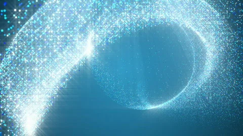 Fractal Flow background loop Stock Footage 648163