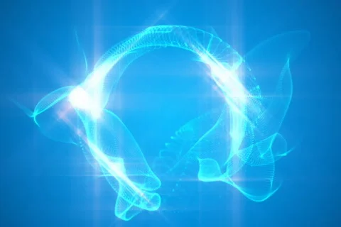 Fractal Flow background loop Stock Footage 649154