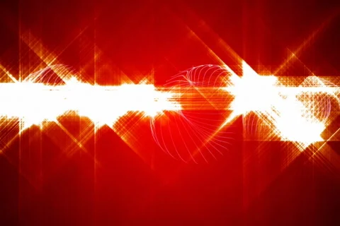 Fractal Flow background loop Stock Footage 649179