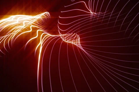 Fractal Flow background loop Stock Footage 649183