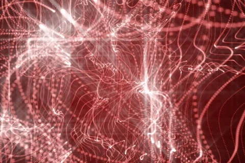 Fractal Flow background loop Stock Footage 649232