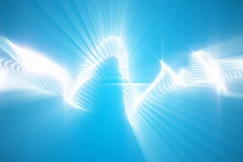 Fractal Flow background loop Stock Footage 649320