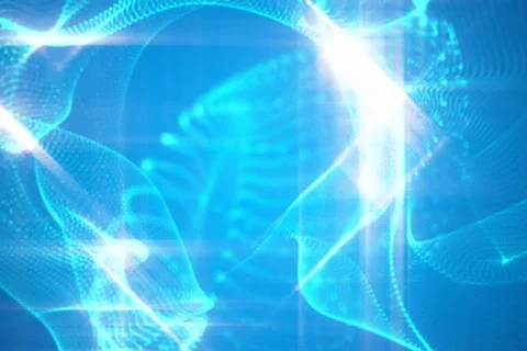 Fractal Flow background loop Stock Footage 649364