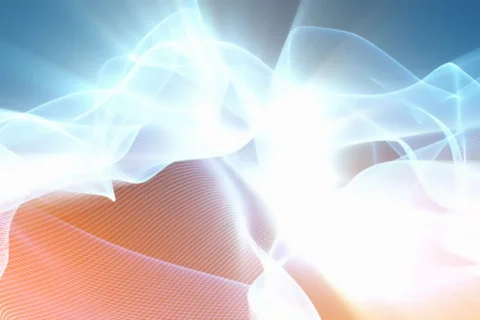 Fractal Flow background loop Stock Footage 649410