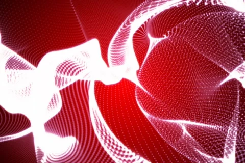 Fractal Flow background loop Stock Footage 649425