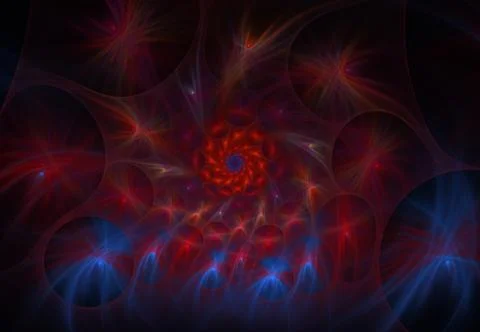 Fractal flower Stock Illustration