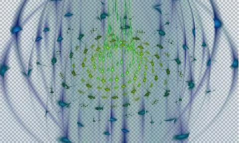 Fractal flower Stock Illustration