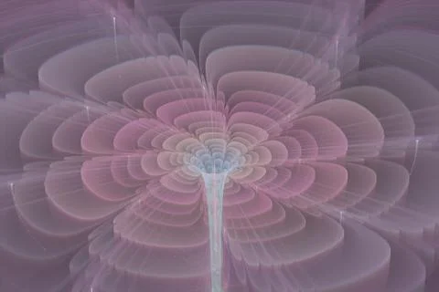 Fractal flower Stock Illustration