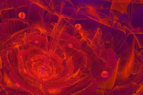 Fractal flower 스톡 일러스트