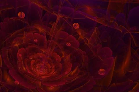 Fractal flower 스톡 일러스트