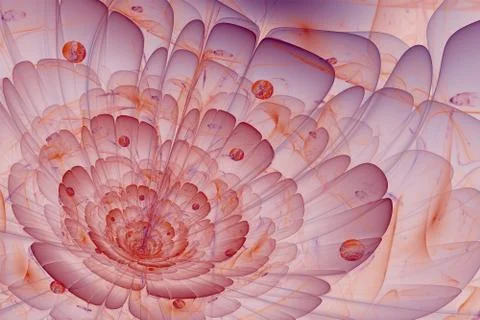 Fractal flower Stock Illustration