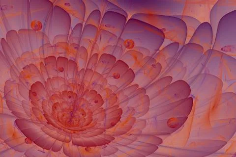 Fractal flower Stock Illustration