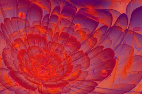 Fractal flower 스톡 일러스트
