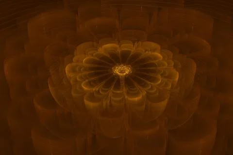 Fractal flower Stock Illustration