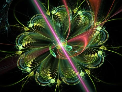 Fractal flower Stock Illustration