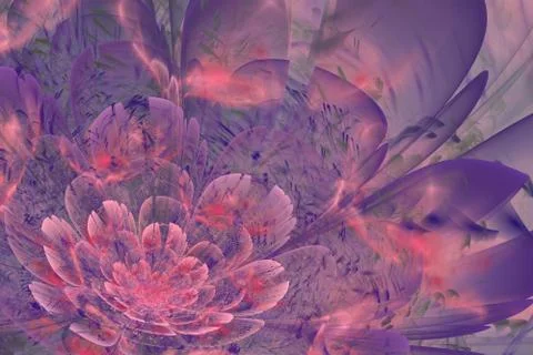 Fractal flower Stock Photos