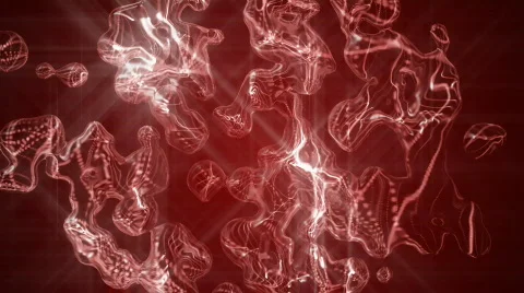 Fractal form background loop Stock Footage 653438